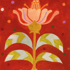 Fiore folk greeting card
